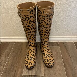 Leopard Hunter Rain Boots 6
